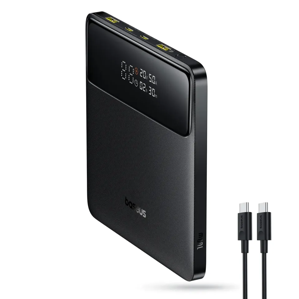 Baseus Blade H1 batterie externe 20 000 mAh 100 W noir intergalactique