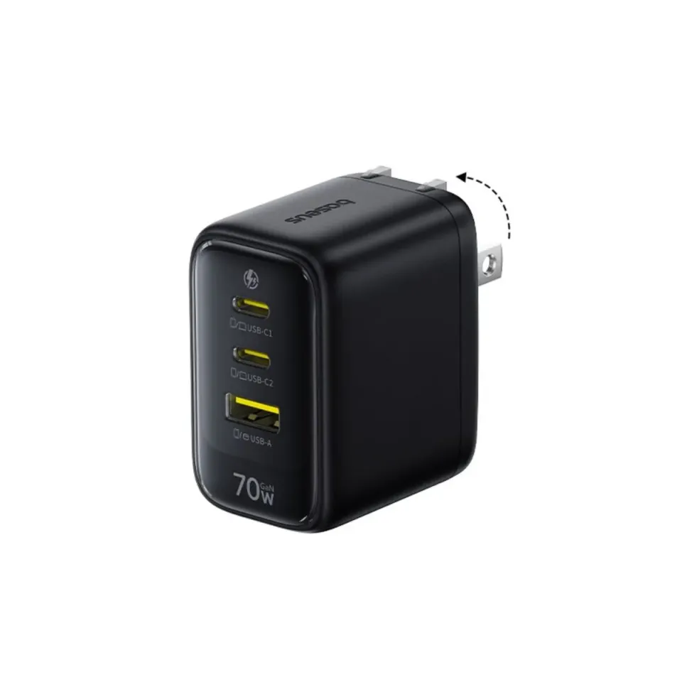 Baseus EnerFill FE22 chargeur 70 W 2C+U GaN6