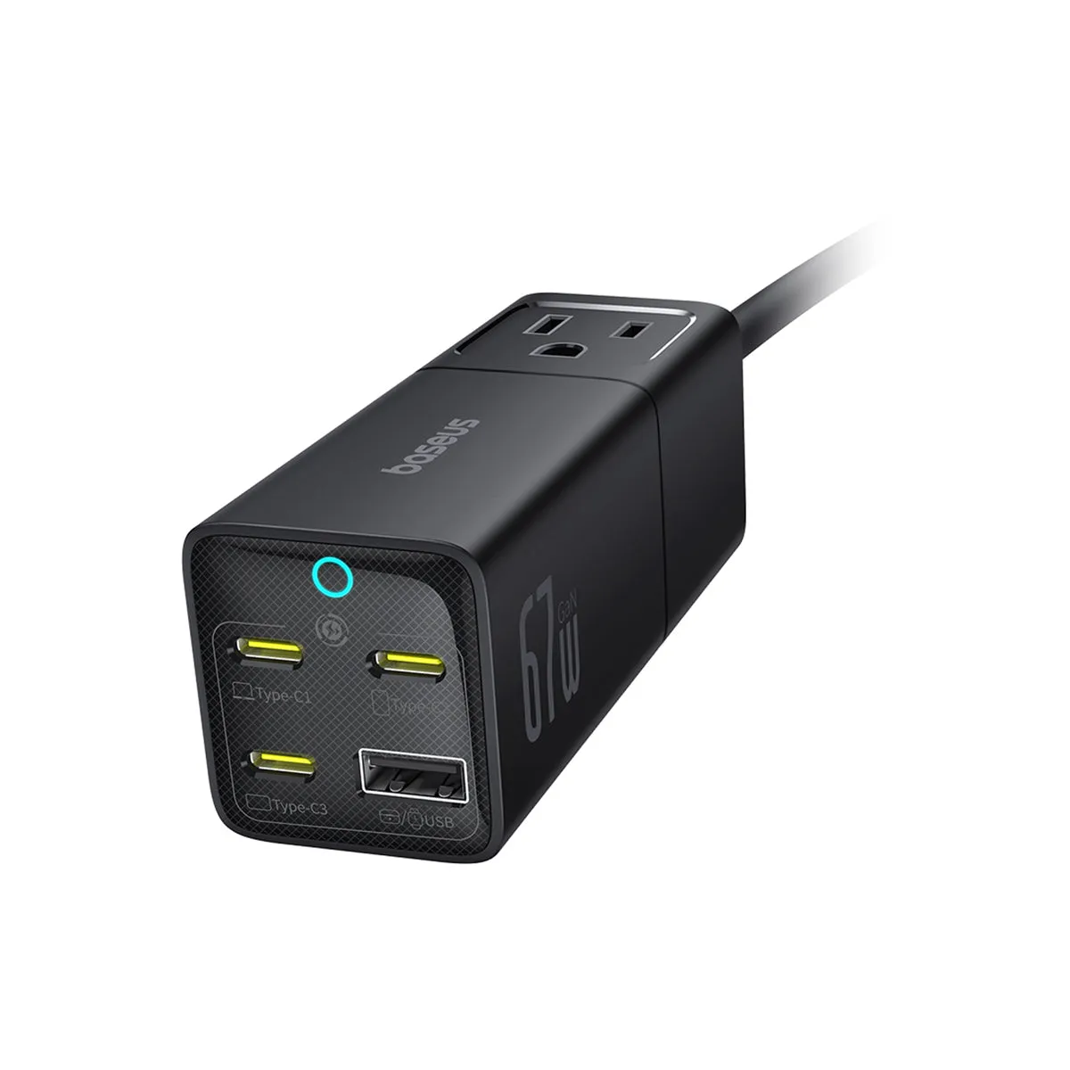 Baseus PowerCombo Mini multiprise 67 W AC+1U+3C