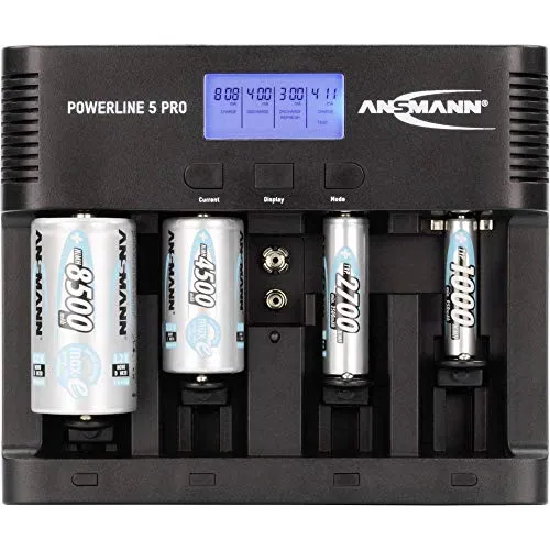 ANSMANN Powerline 5 Pro chargeur de piles NiMH NiCd