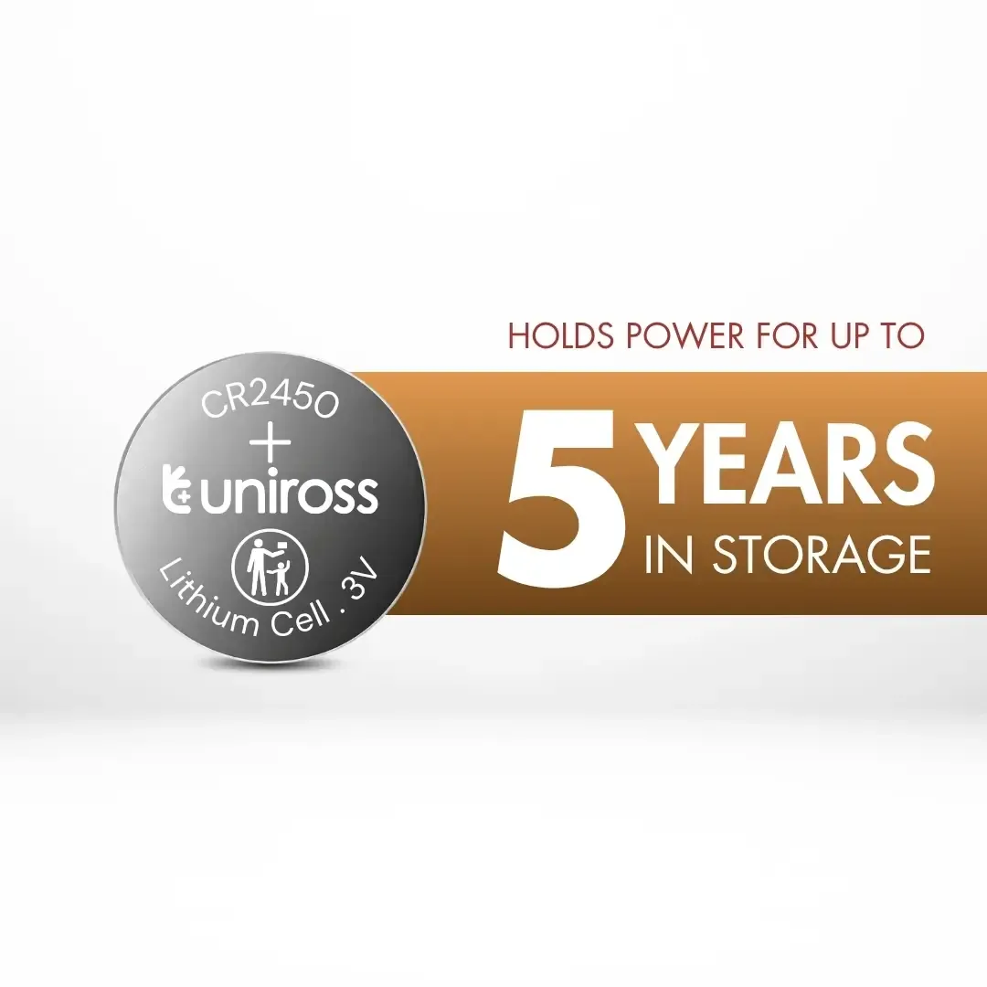 Uniross CR2450 pile bouton lithium 3 V 600 mAh
