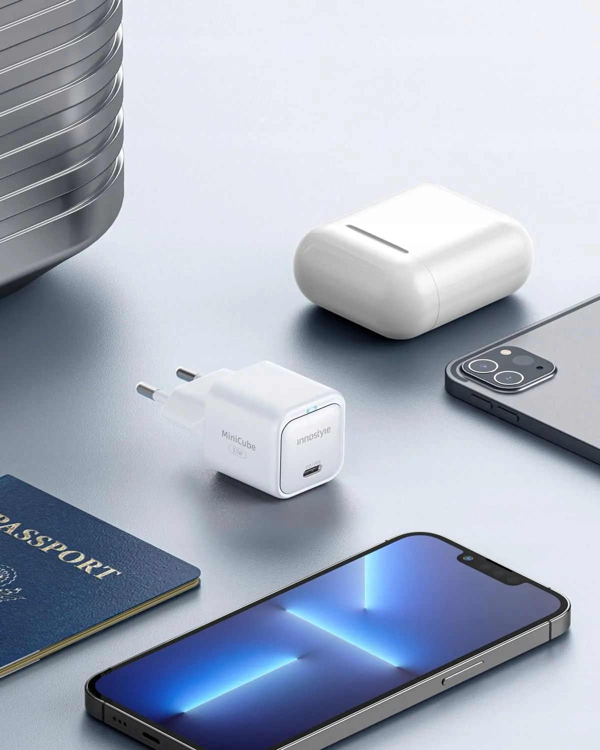 Innostyle MiniCube II chargeur USB-C 33 W GaN avec LED