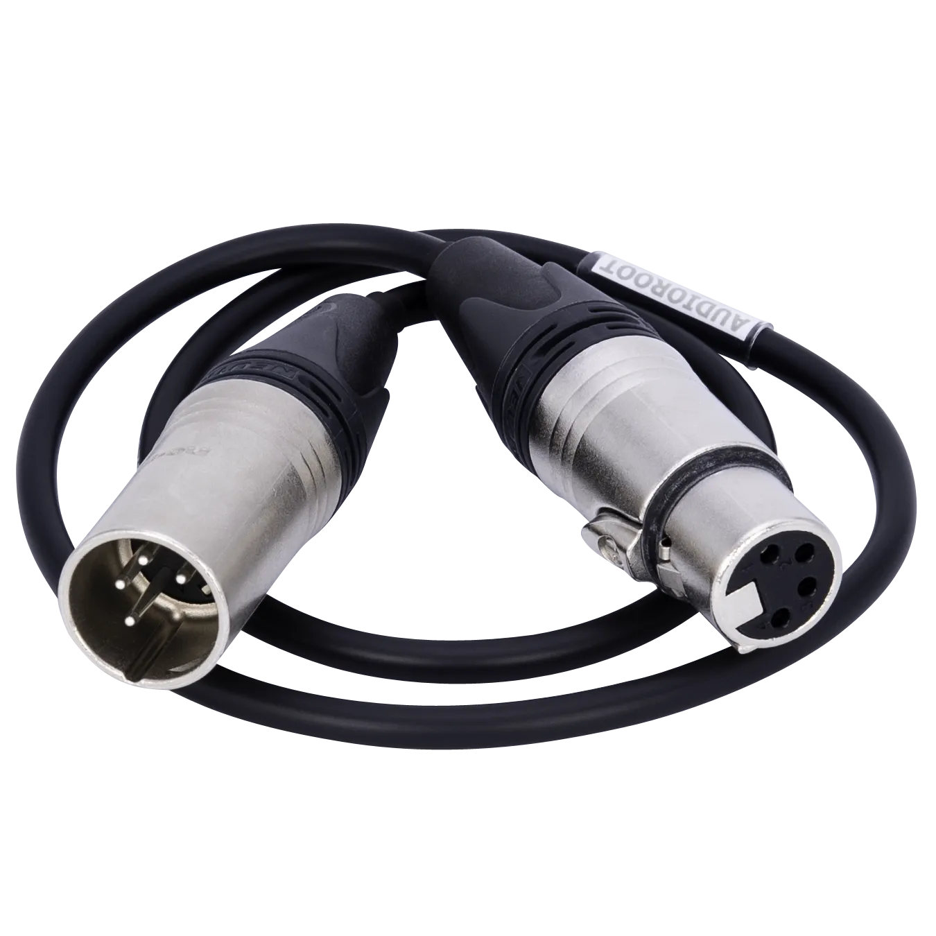 BSRF Audioroot eXLR4-XLR4 câble d’alimentation XLR 4 broches 60 cm