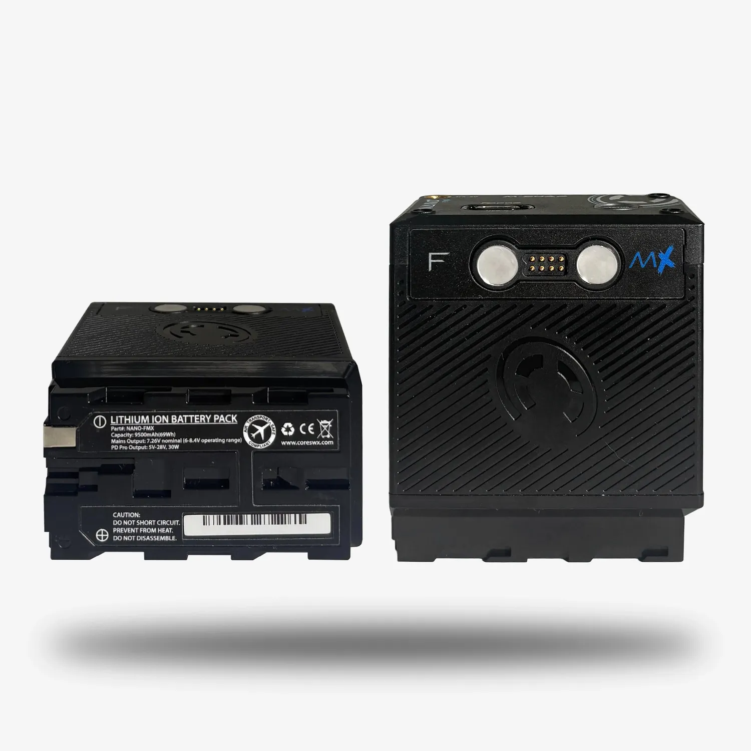 Core SWX Nano M-Snap Nano-FMX batterie NP-F 69Wh USB-C