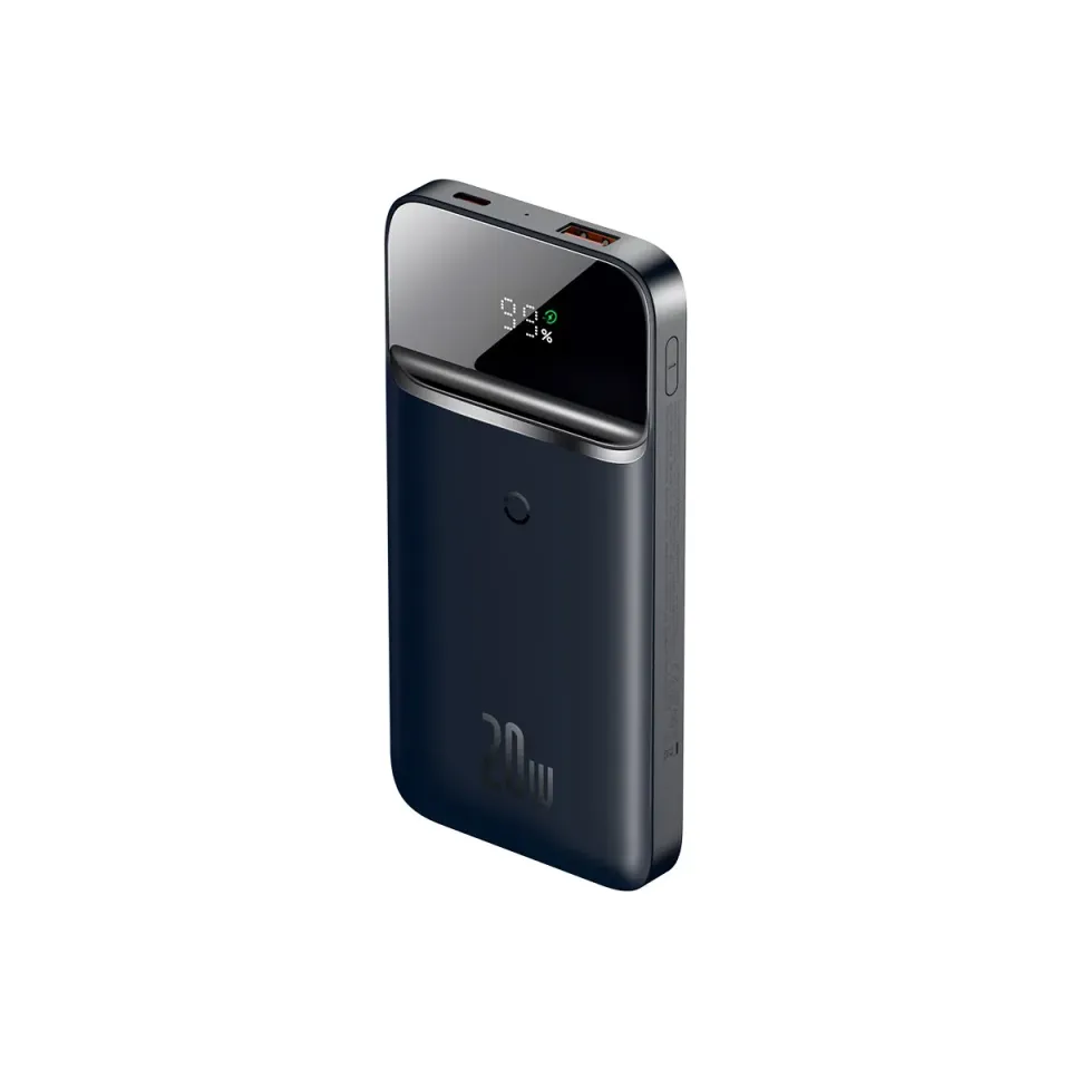 Baseus Magnetic Power Bank batterie magnétique 20 W 10 000 mAh bleue