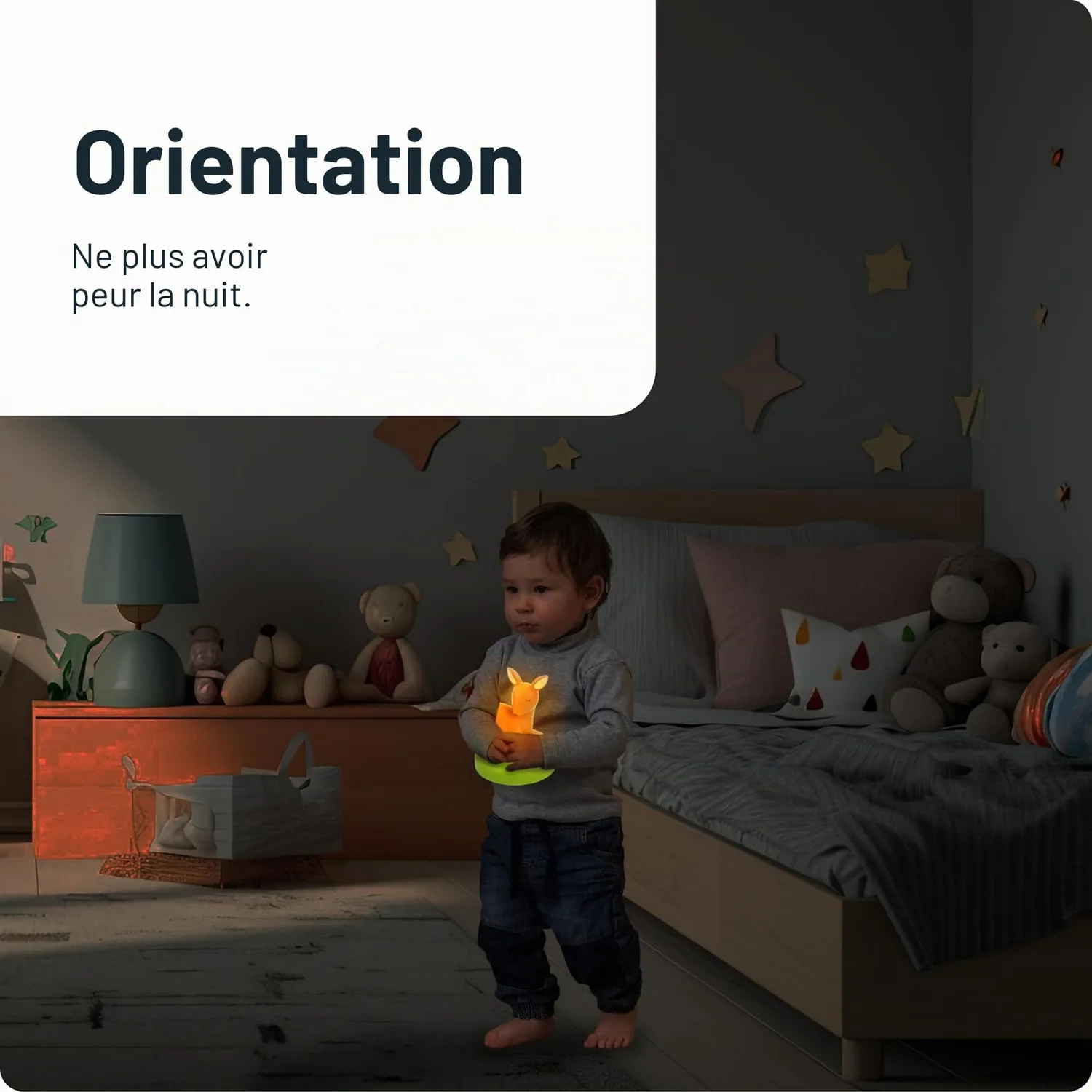 ANSMANN Biche veilleuse LED enfant tactile petit modèle