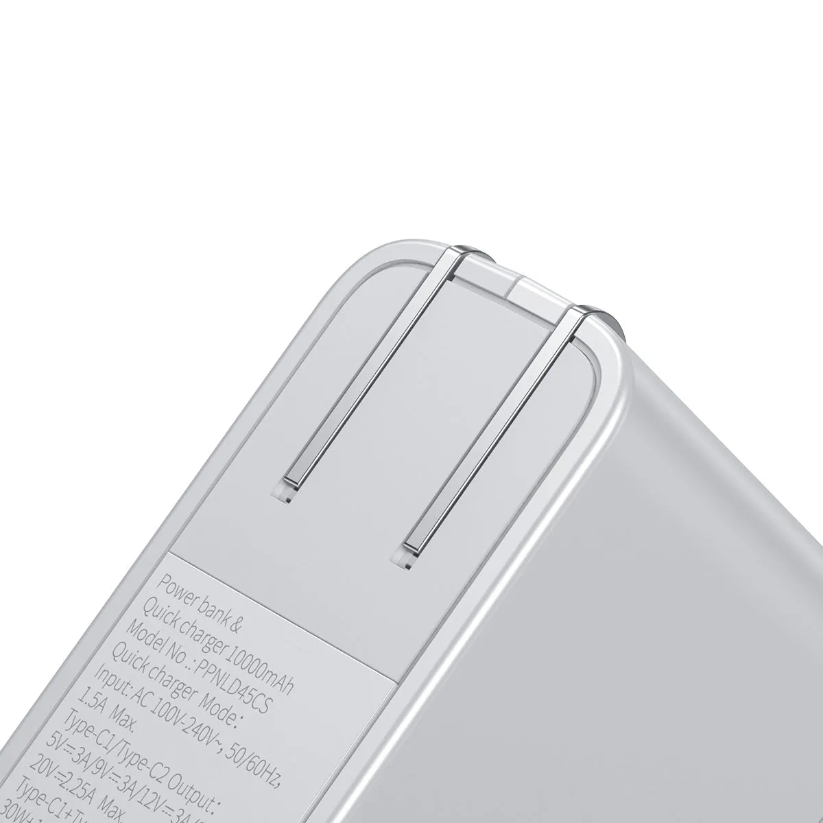 Baseus GaN 2 in 1 batterie externe 45 W 10 000 mAh US