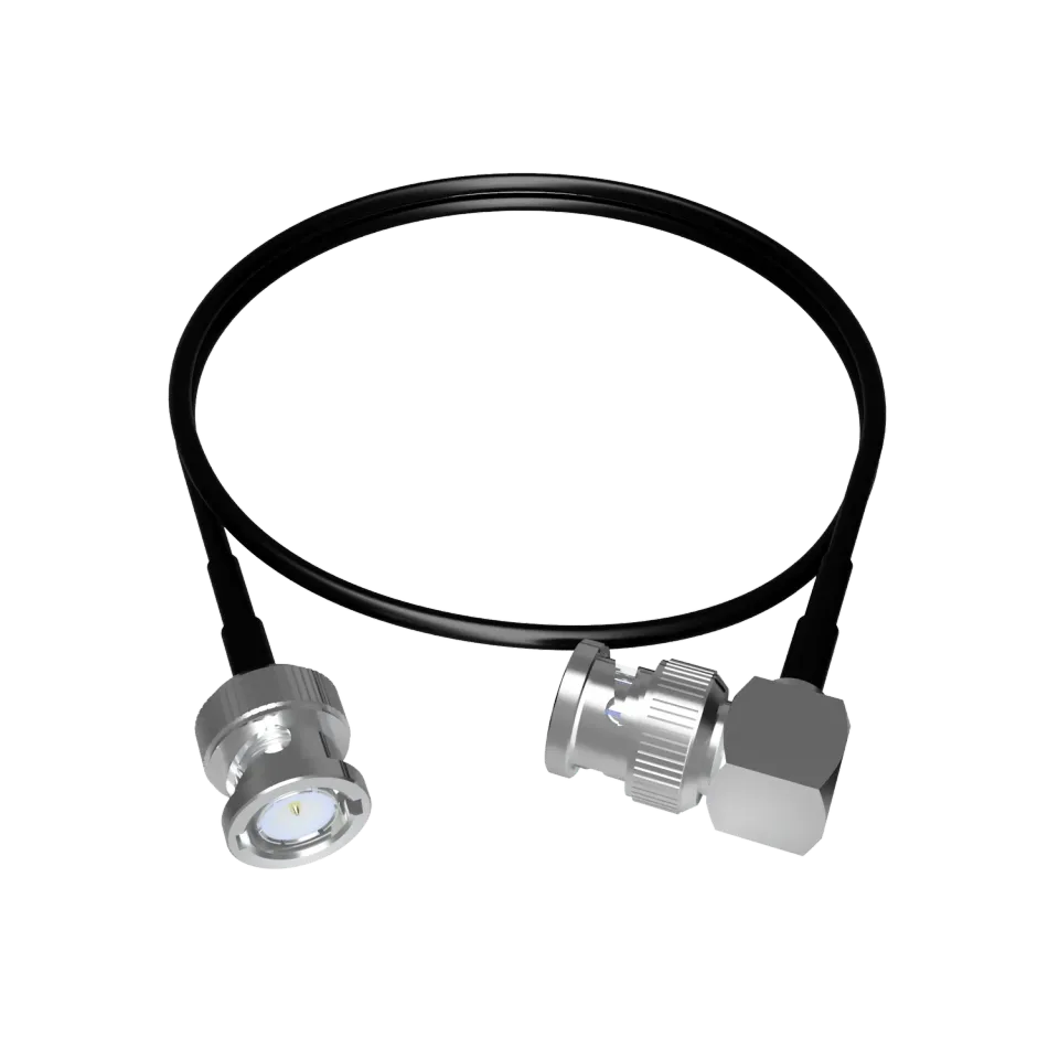 BSRF Audioroot BNC-BNCR/A câble coaxial BNC 500 mm coudé