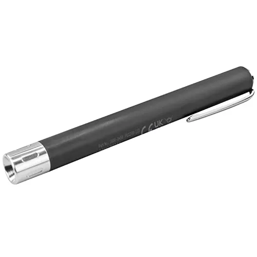 ANSMANN PLC15B lampe stylo avec clip et 2 piles AAA, portée 6 m