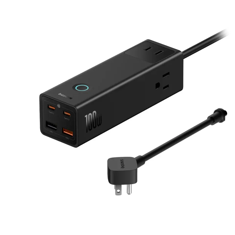 Baseus PowerCombo Pro Multiprise 7 ports 100W GaN
