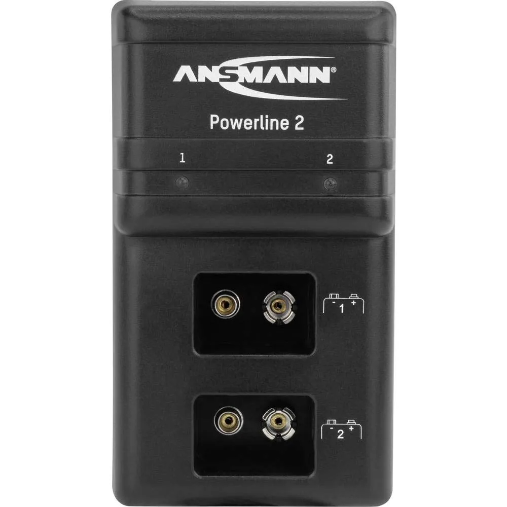 ANSMANN Powerline 2 chargeur HR9V 1 à 2 piles intelligent