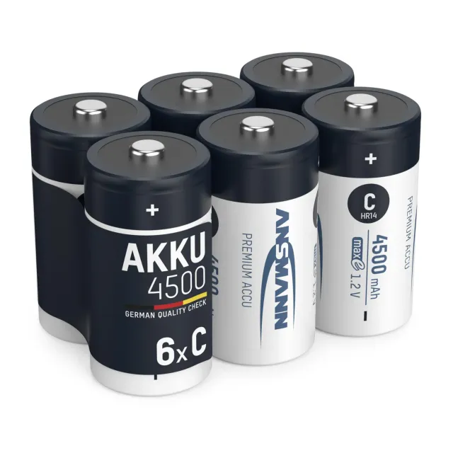 ANSMANN maxE HR14 pile rechargeable C 4500 mAh lot de 4 NiMH