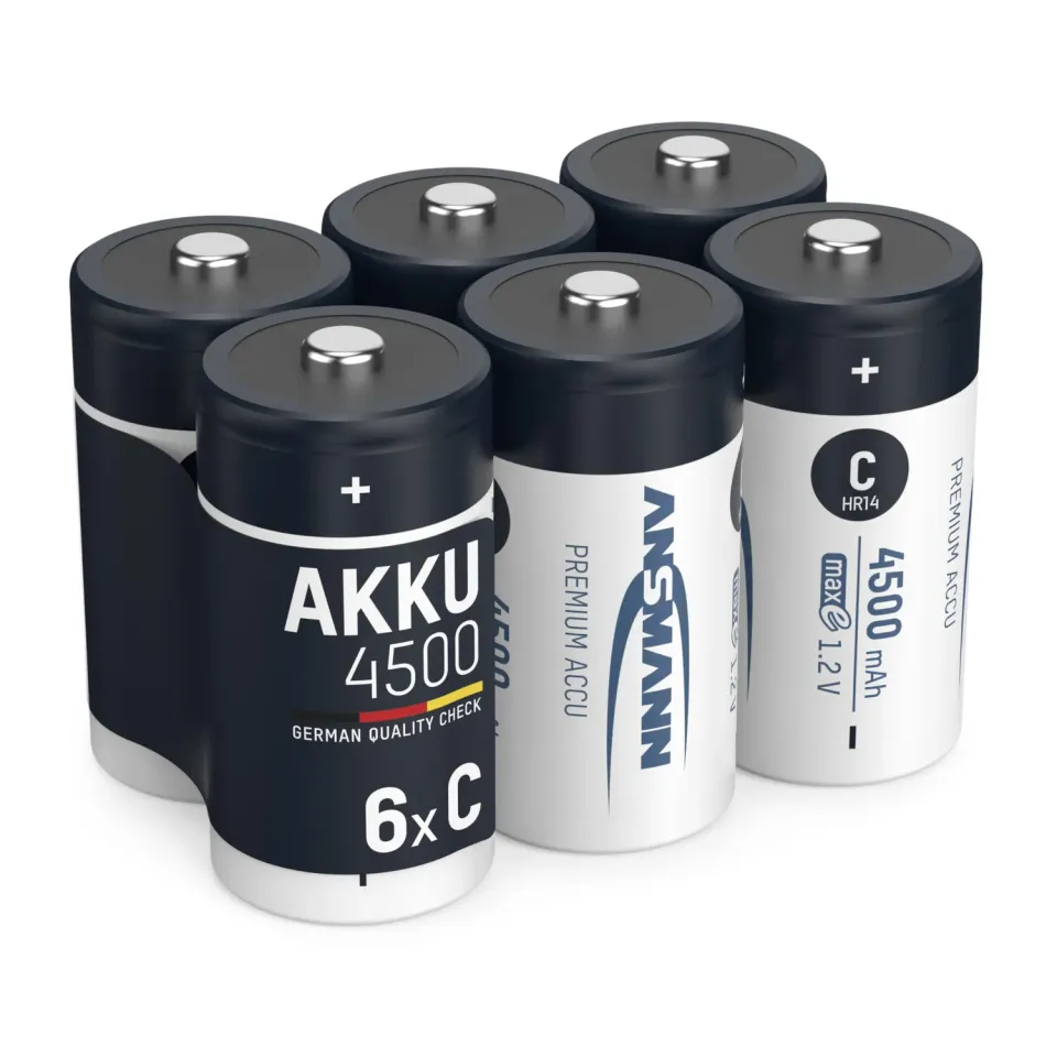 ANSMANN maxE HR14 pile rechargeable C 4500 mAh lot de 4 NiMH