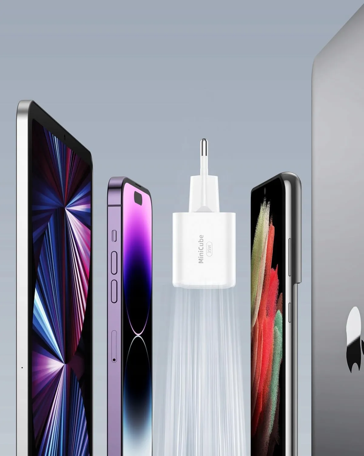 Innostyle MiniCube II chargeur USB-C 35W blanc 2 ports