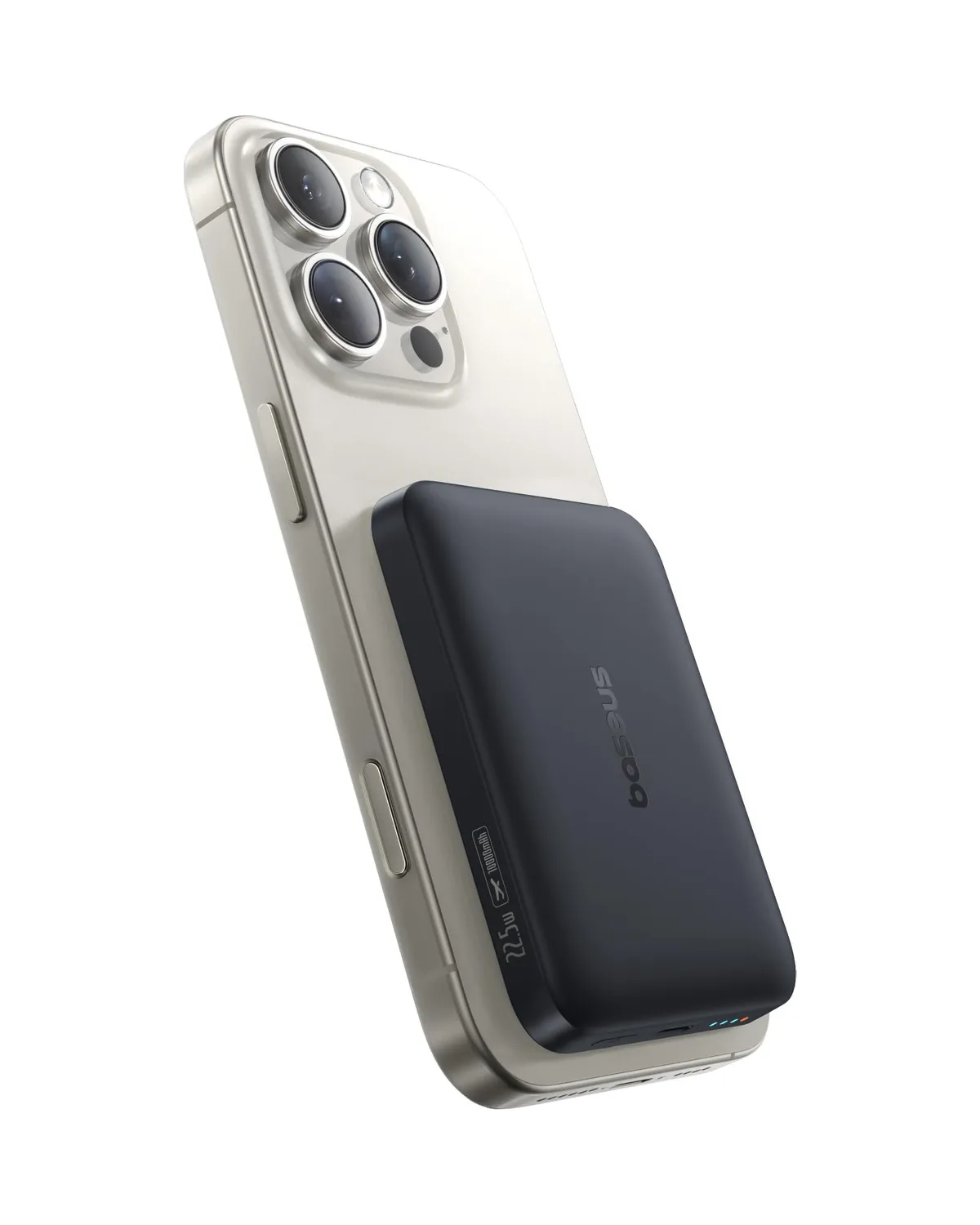 Baseus Enerfill batterie externe MagSafe 10000 mAh noire
