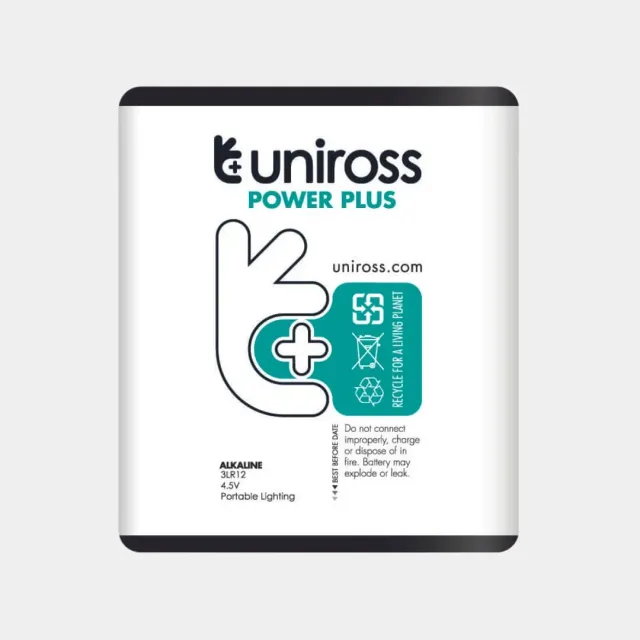 Uniross Power Plus 3LR12 pile alcaline 4,5V anti-fuite