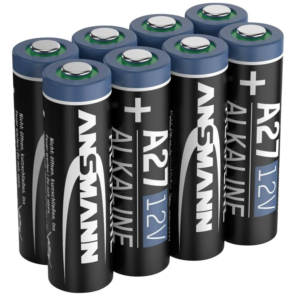 ANSMANN piles alcalines LR1 1,5 V lot de 8 longue conservation