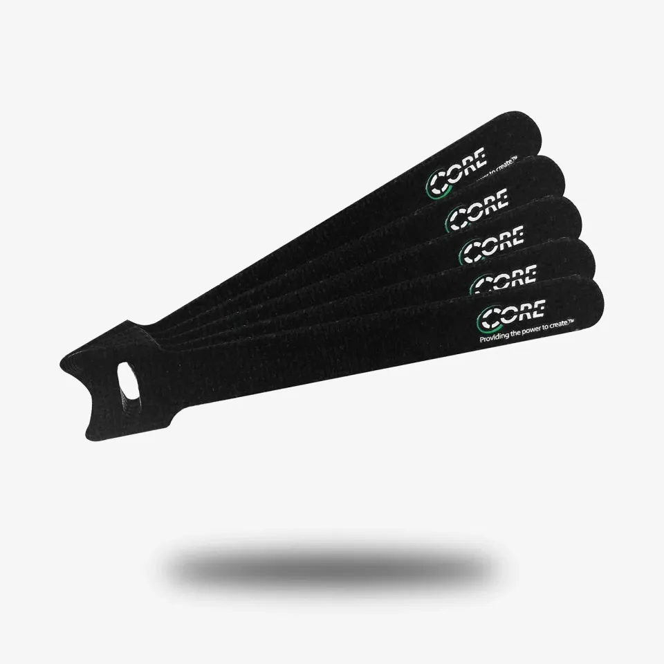 Core SWX Cable Ties serre-câbles Velcro réutilisables lot de 5