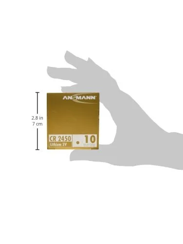 ANSMANN CR2450 pile bouton lithium 3 V 630 mAh lot de 1