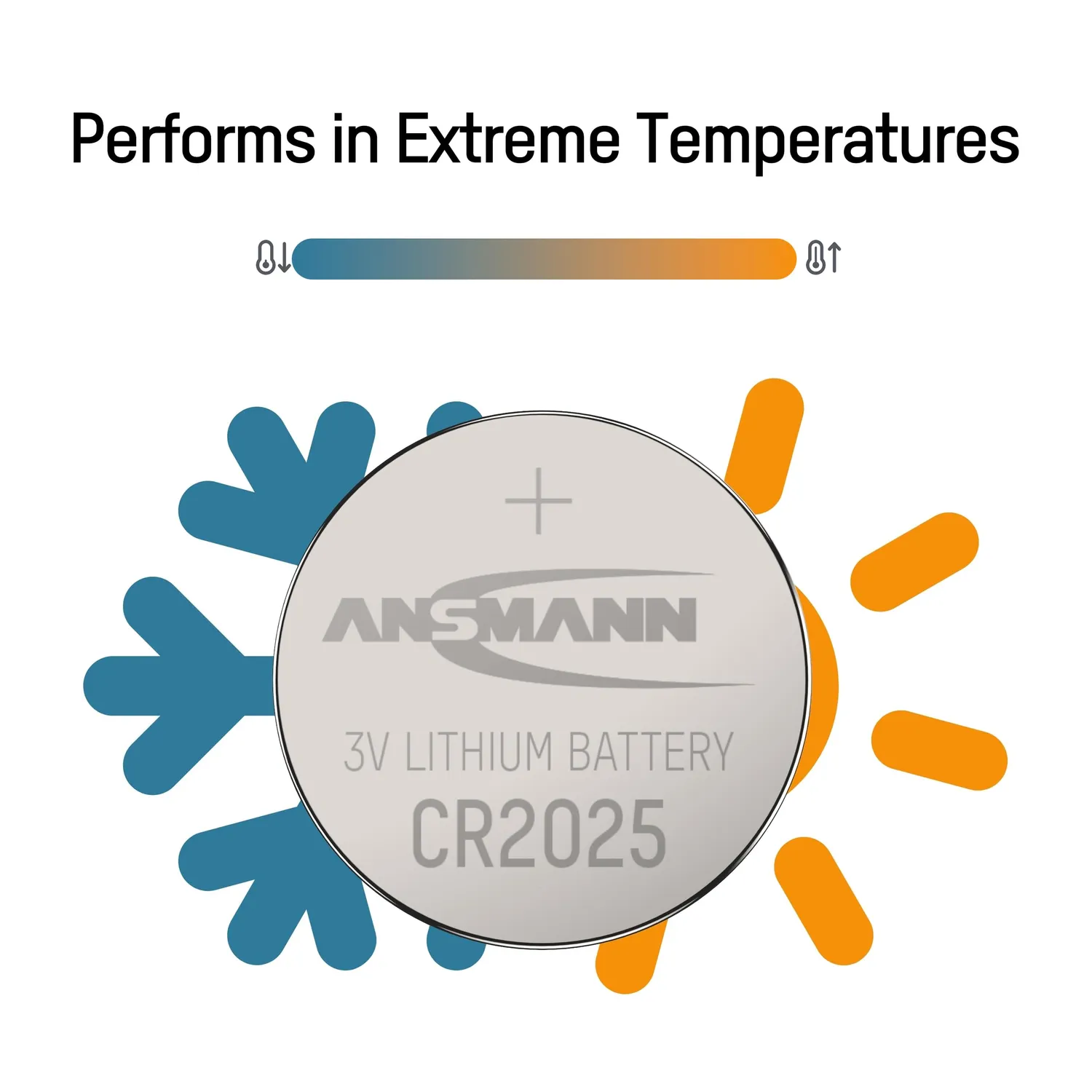ANSMANN CR 2025 pile bouton lithium 3 V 1 pièce