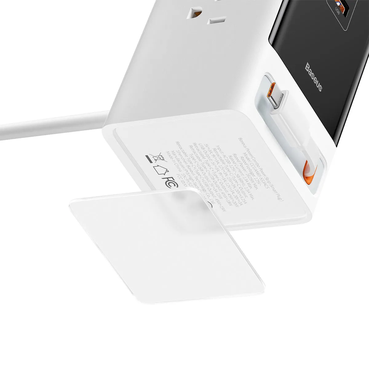 Baseus PowerCombo station de charge 6 en 1 65W blanc