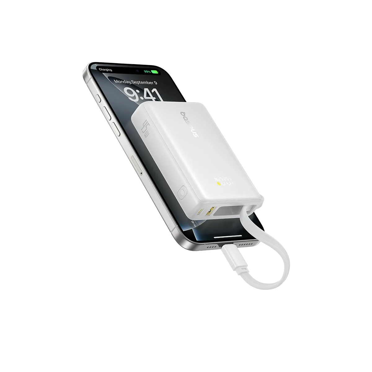 Baseus PicoGo Batterie Externe 10000mAh 45W Câble Intégré