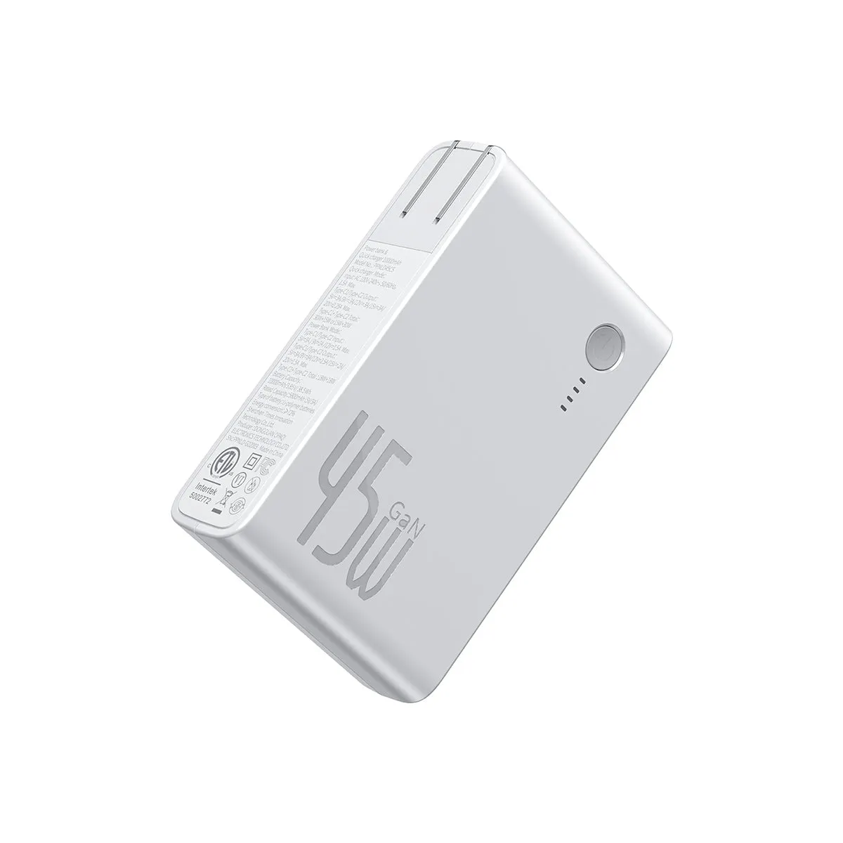 Baseus GaN 2 in 1 batterie externe 45 W 10 000 mAh US