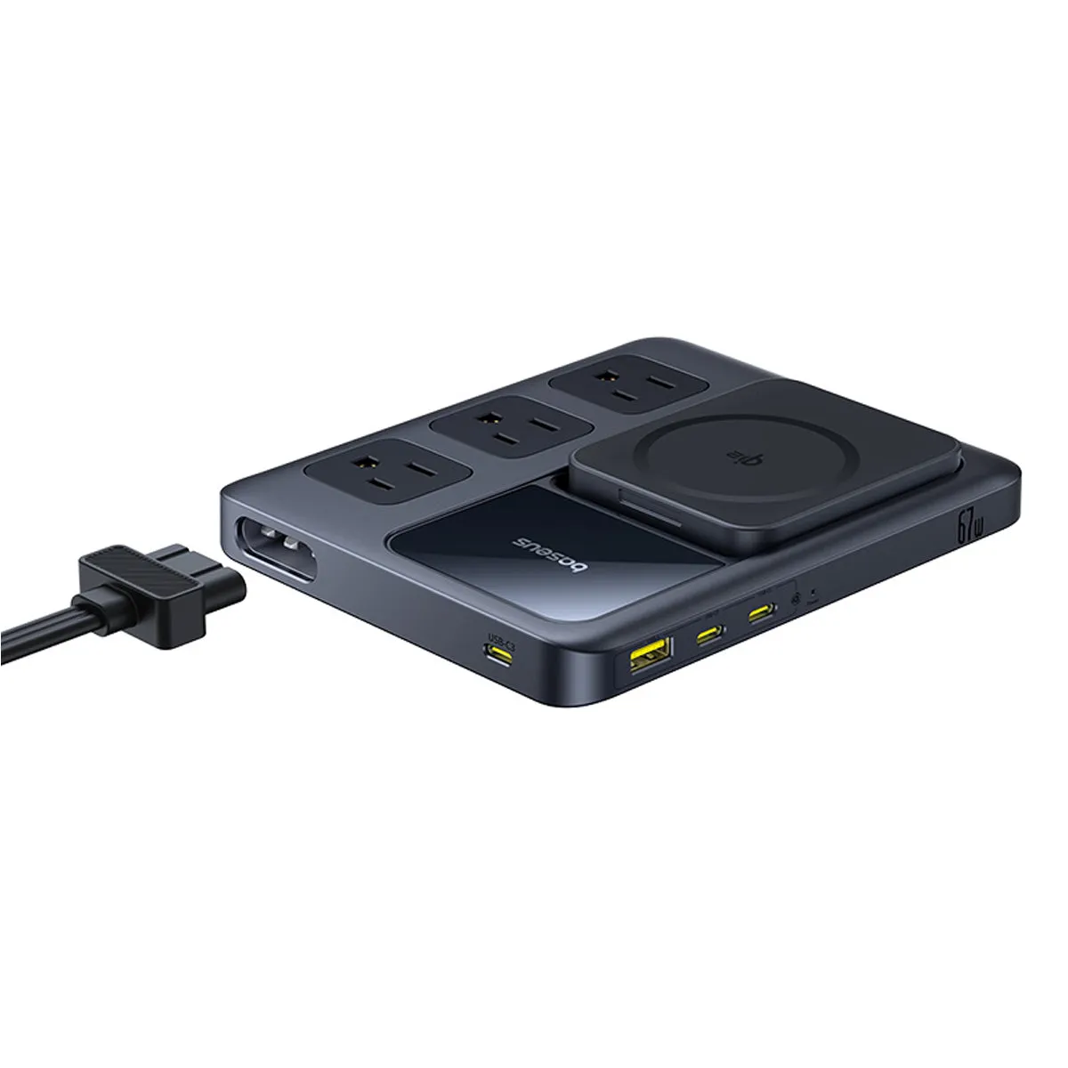Baseus Nomos 8-en-1 Station de charge Qi2 67W sans fil
