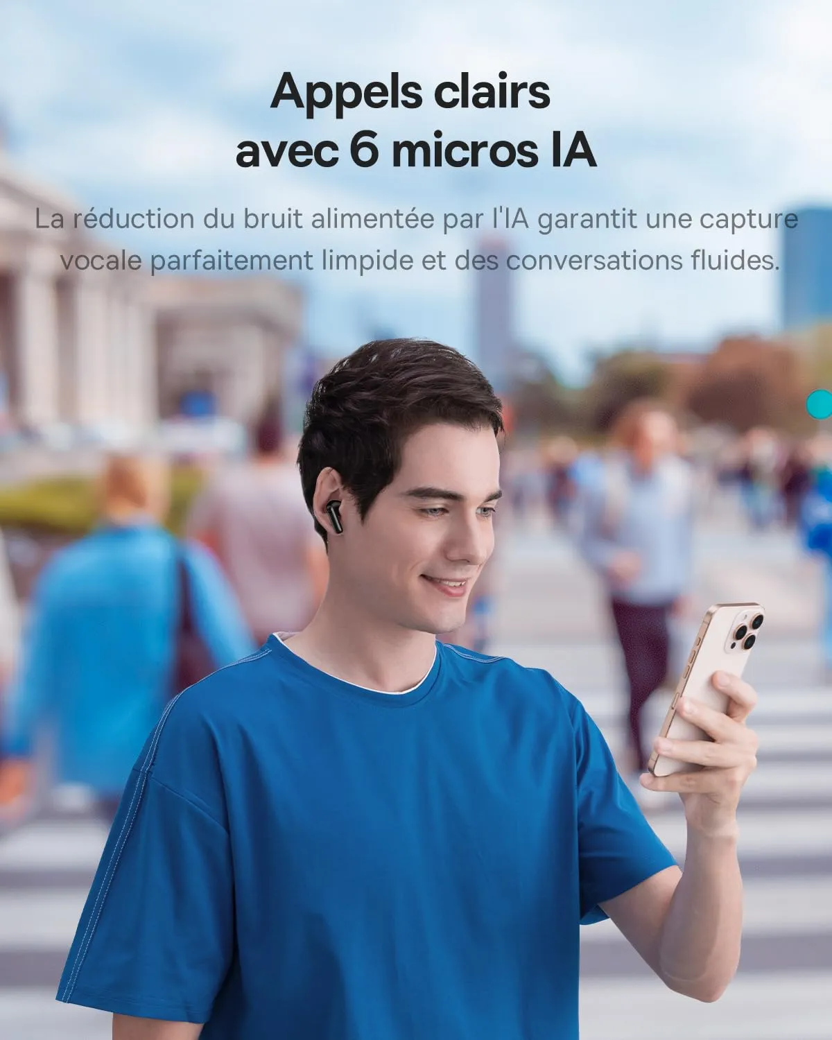 Baseus EP10 Pro écouteurs Bluetooth ANC 50 dB noirs