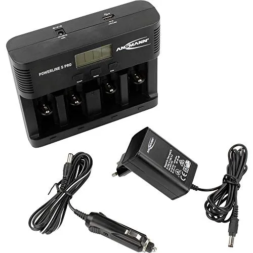ANSMANN Powerline 5 Pro chargeur de piles NiMH NiCd
