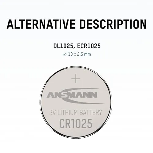 ANSMANN CR1025 pile bouton lithium 3 V 30 mAh