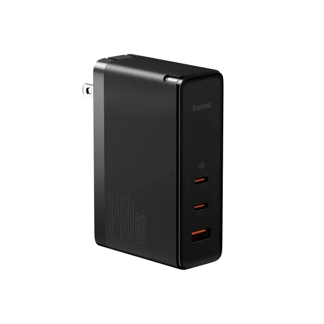 Baseus PowerMega 3 Ports chargeur rapide 140 W noir