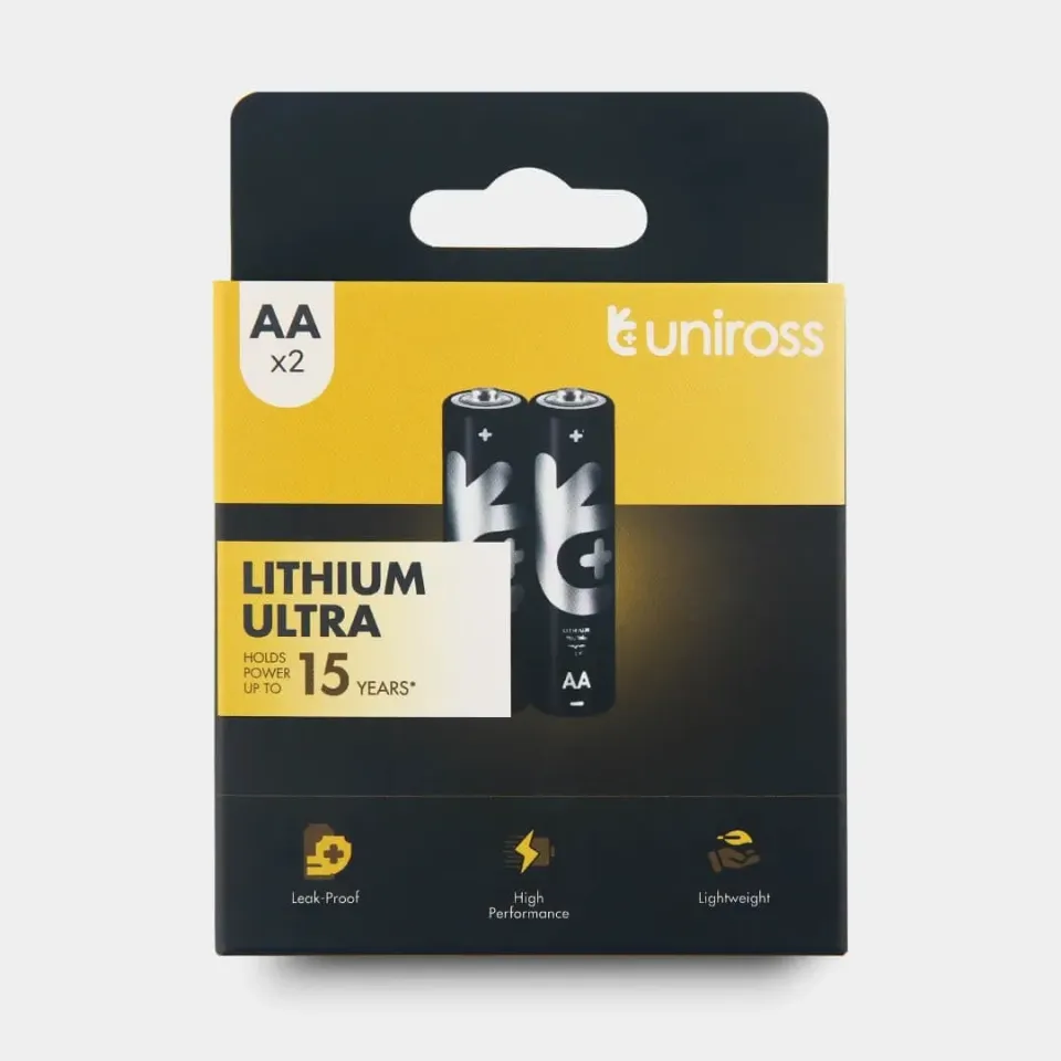 Uniross Ultra Lithium FR6 AA pile lithium 2 pièces longue durée