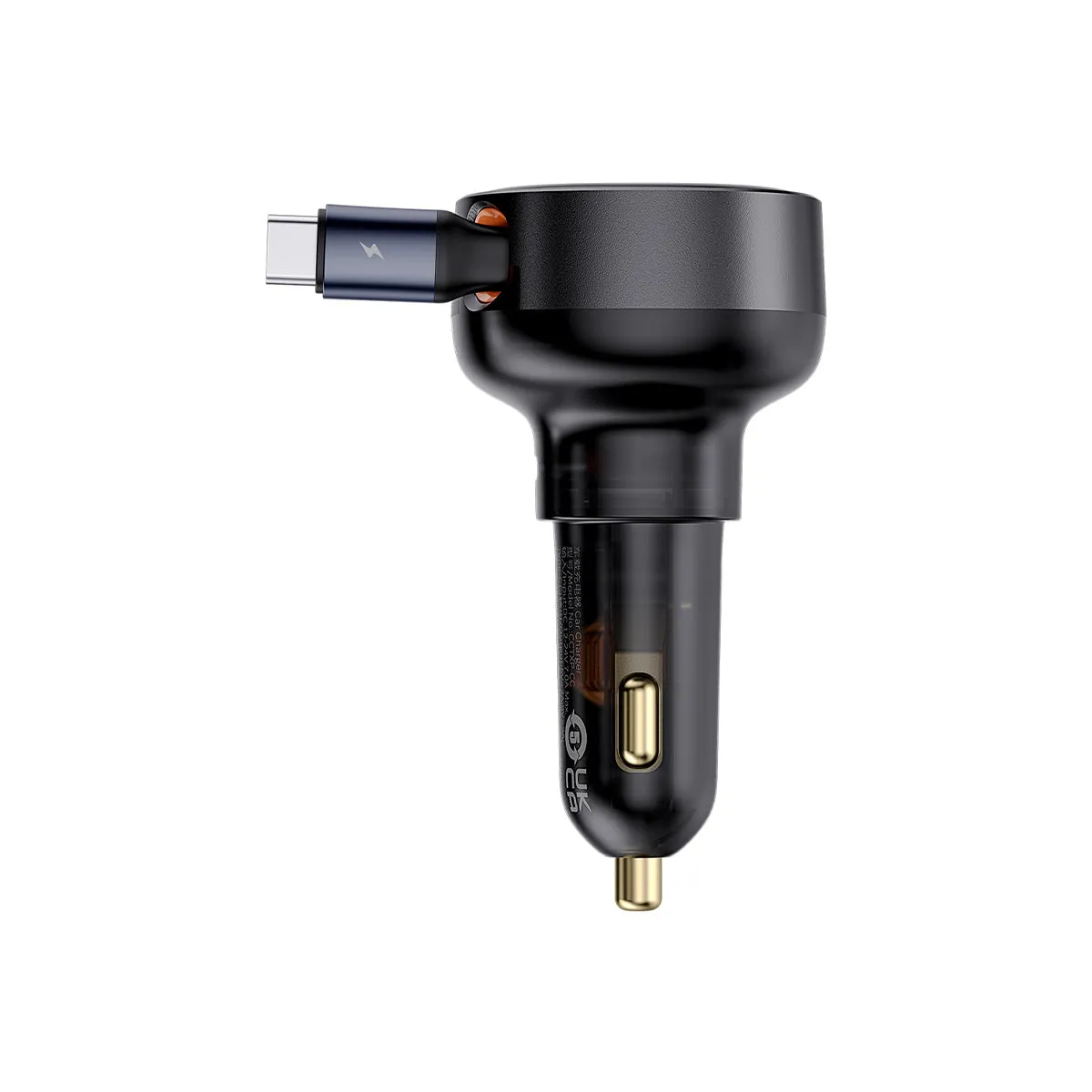 Baseus Enjoyment Pro chargeur voiture USB-C rétractable 60W