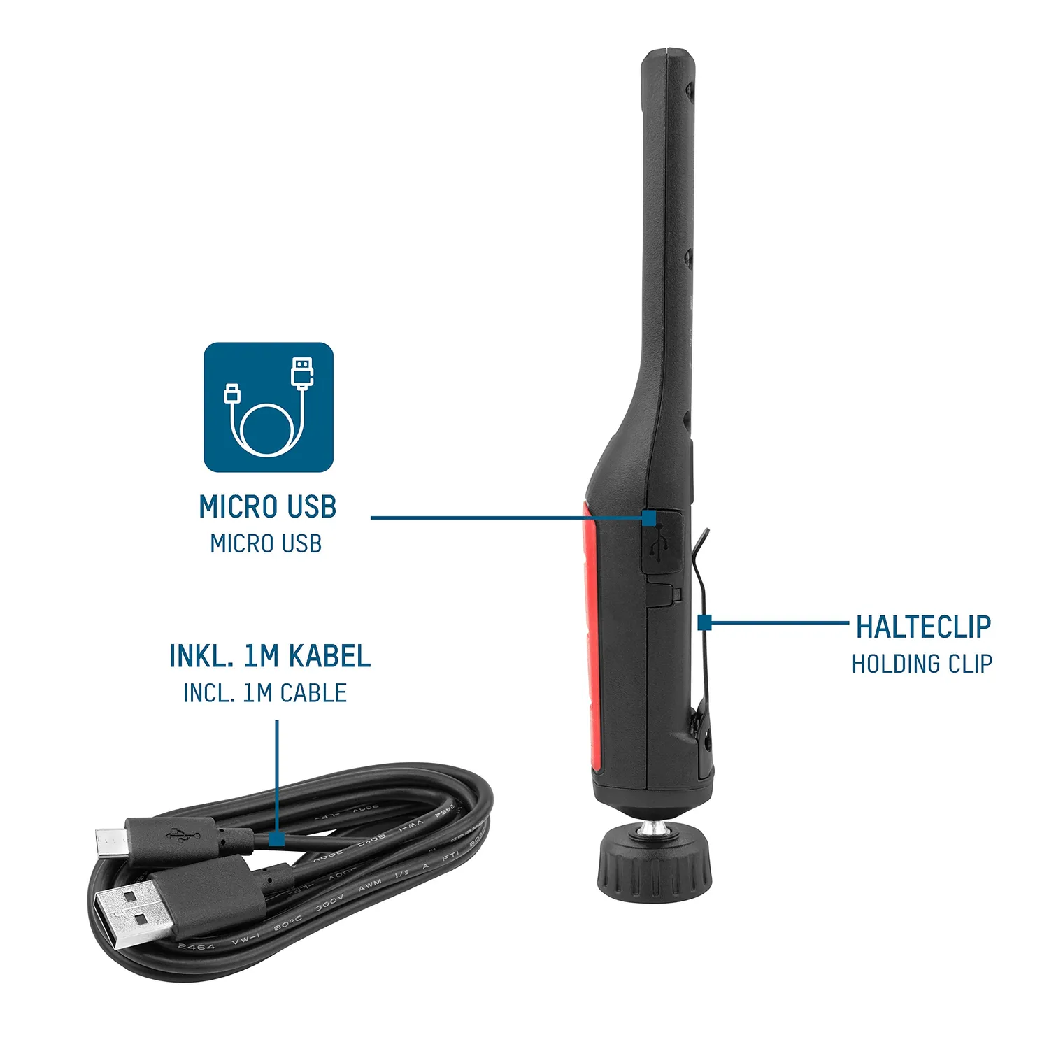 ANSMANN IL230R lampe d’inspection rechargeable 230 lm