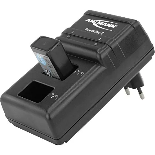 ANSMANN Powerline 2 chargeur HR9V 1 à 2 piles intelligent