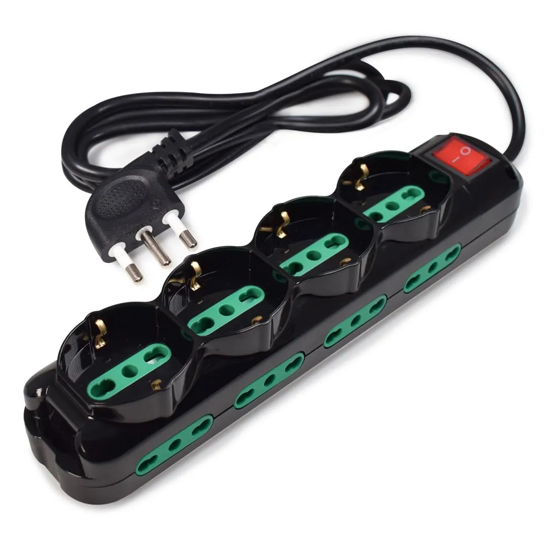 Tecnoware Power Systems multiprise 5 prises Schuko Italie, interrupteur
