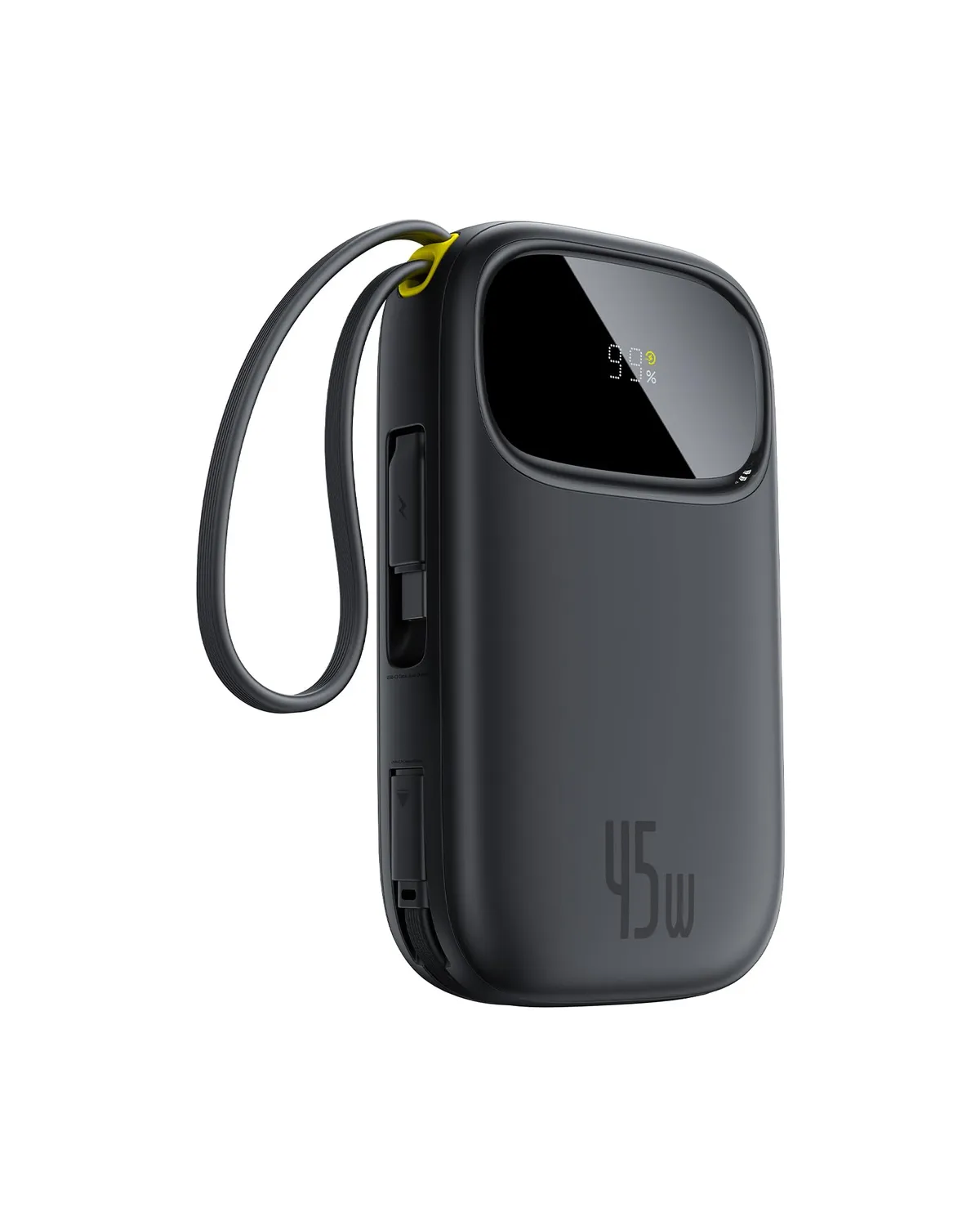 Baseus Qpow3 batterie externe 20 000 mAh 45 W noire avec câbles USB-C