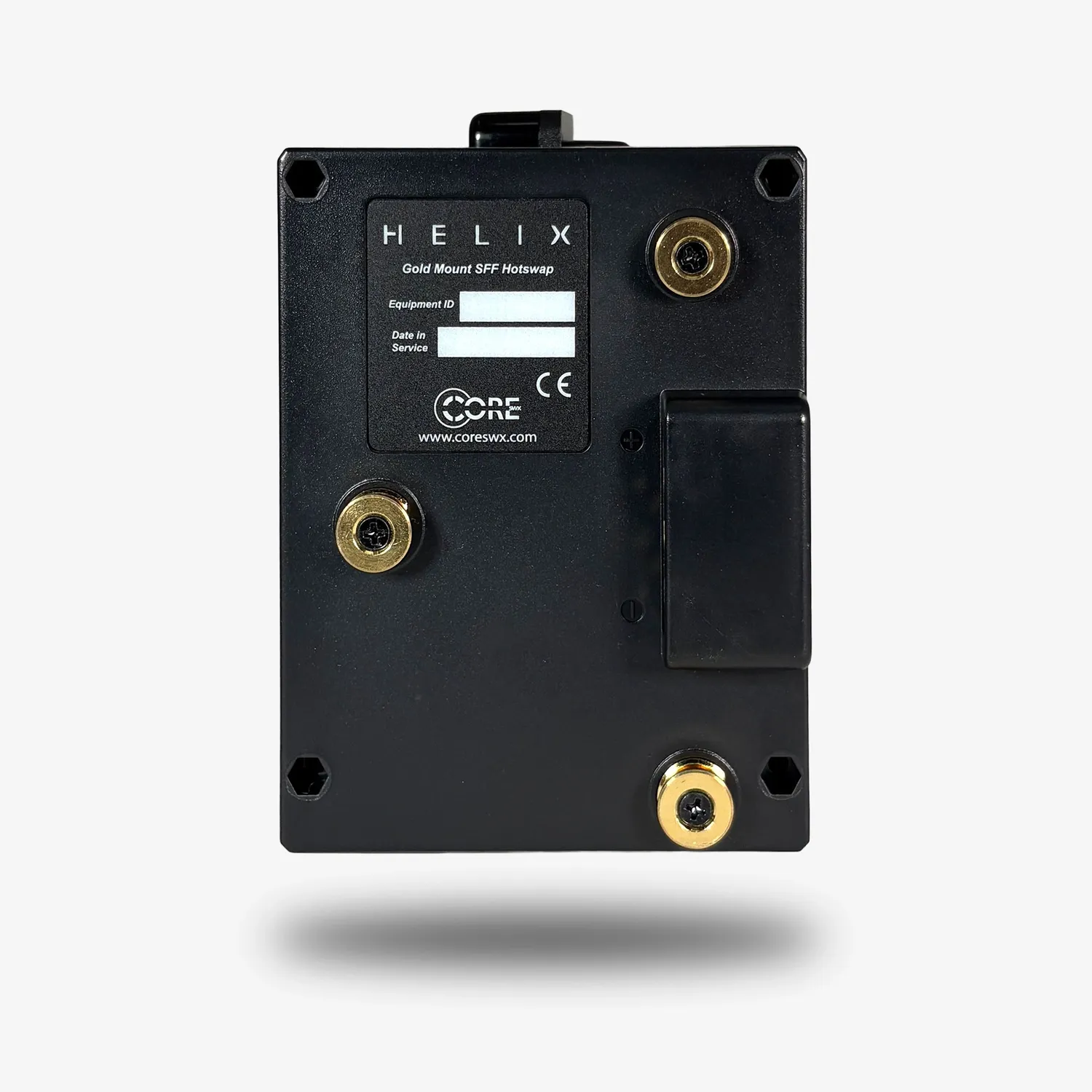Core SWX Helix Sharkfin plaque batterie B-Mount double tension