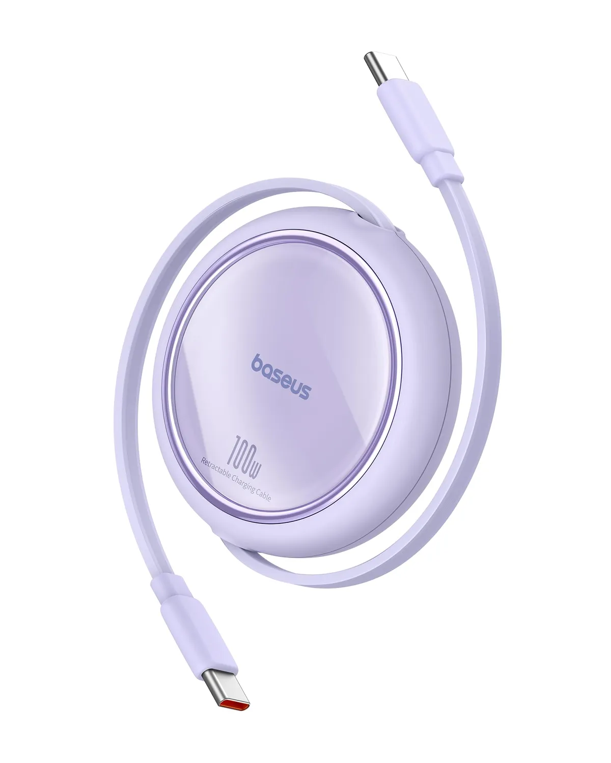 Baseus câble USB-C 100 W rétractable blanc 4 longueurs
