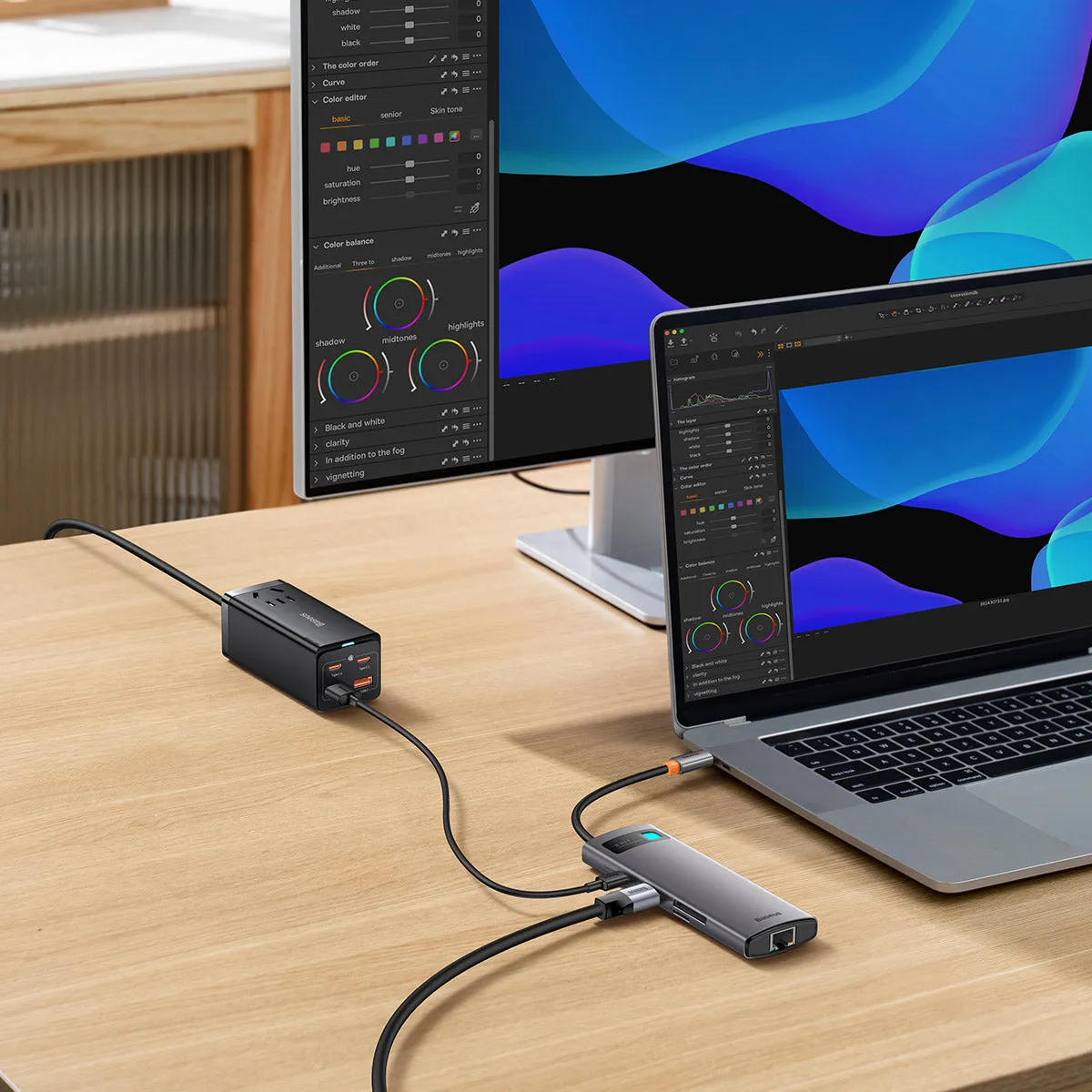 Baseus Joystar 8 in 1 hub USB-C 8 ports