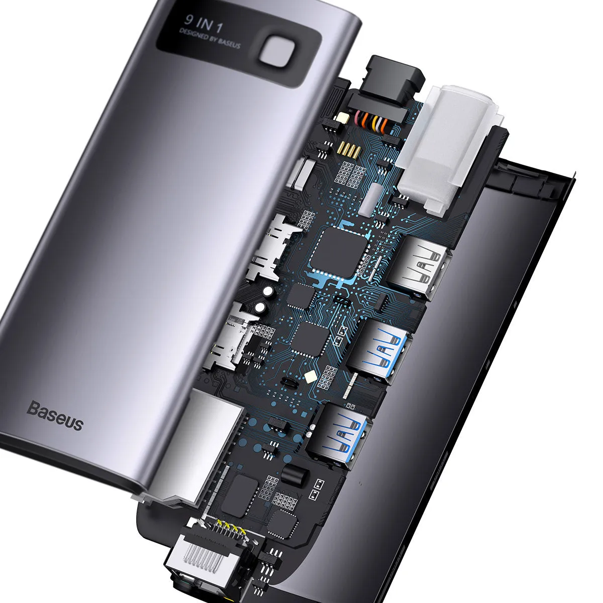 Baseus Joystar hub USB-C 9 en 1 4K 120Hz