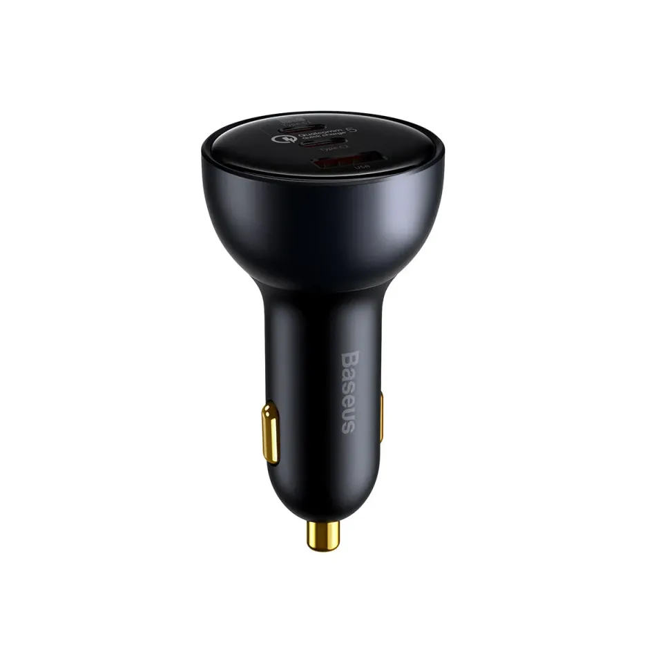 Baseus Chargeur Voiture USB-C 160W 3 Ports 100W PC