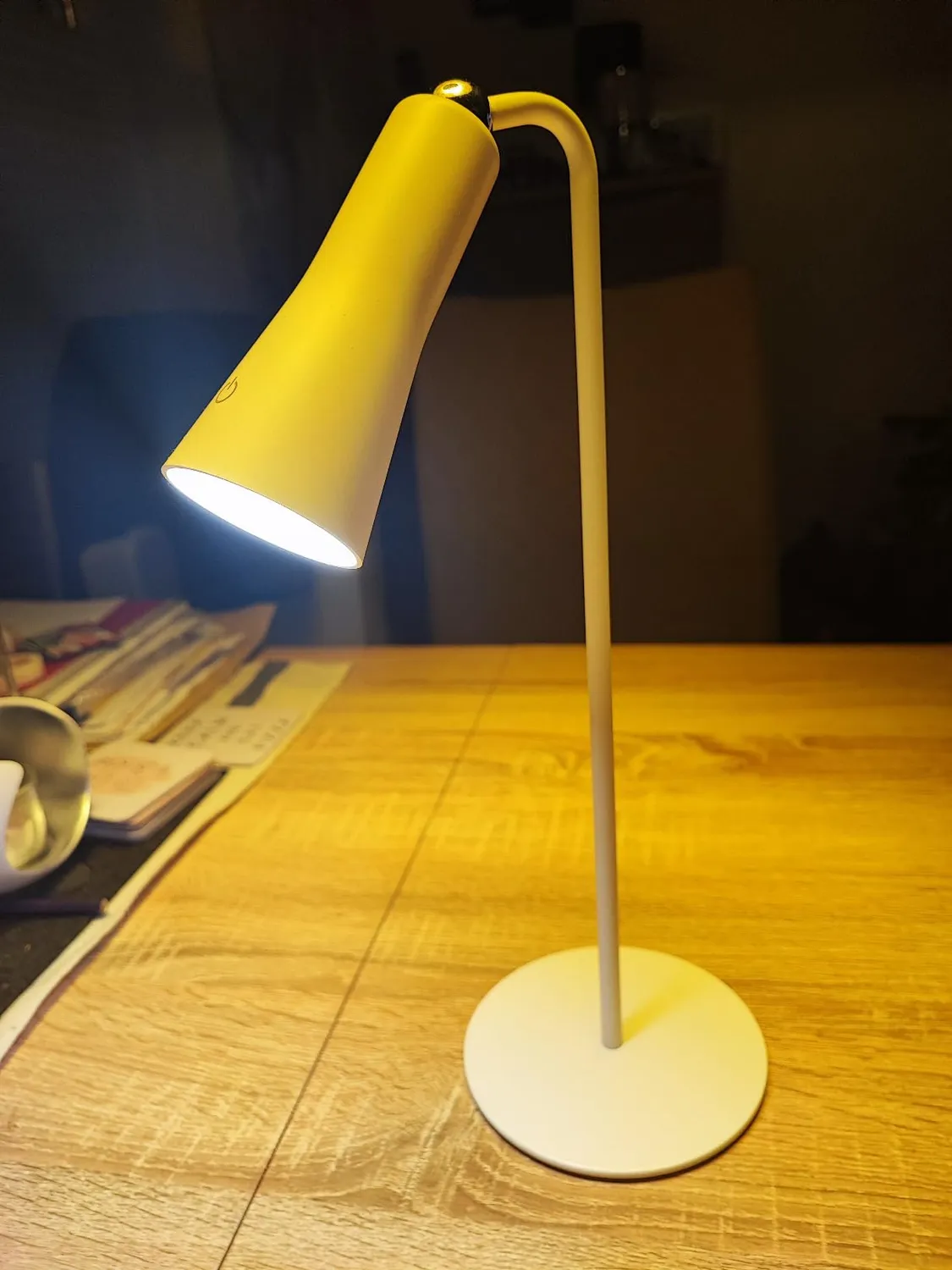 ANSMANN 3 en 1 lampe de bureau LED rechargeable USB-C
