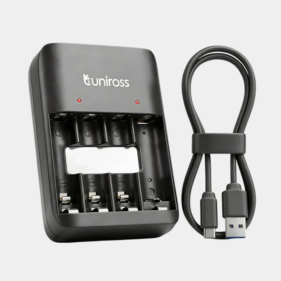 Uniross Value chargeur piles AA AAA USB-C