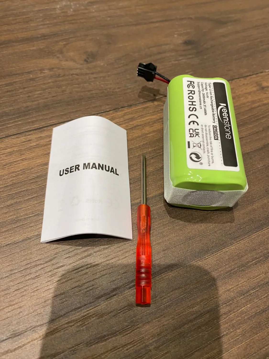 Keenstone batterie 2600 mAh aspirateur robot 14,4 V