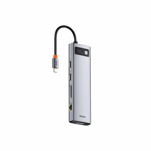 Baseus Joystar 11-en-1 hub USB-C double écran 4K HDMI