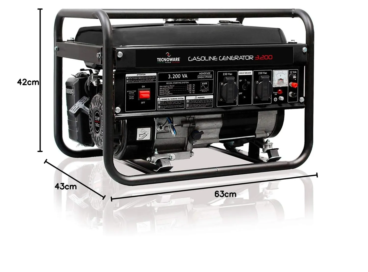 Tecnoware Power Systems 3200 VA générateur électrique AVR