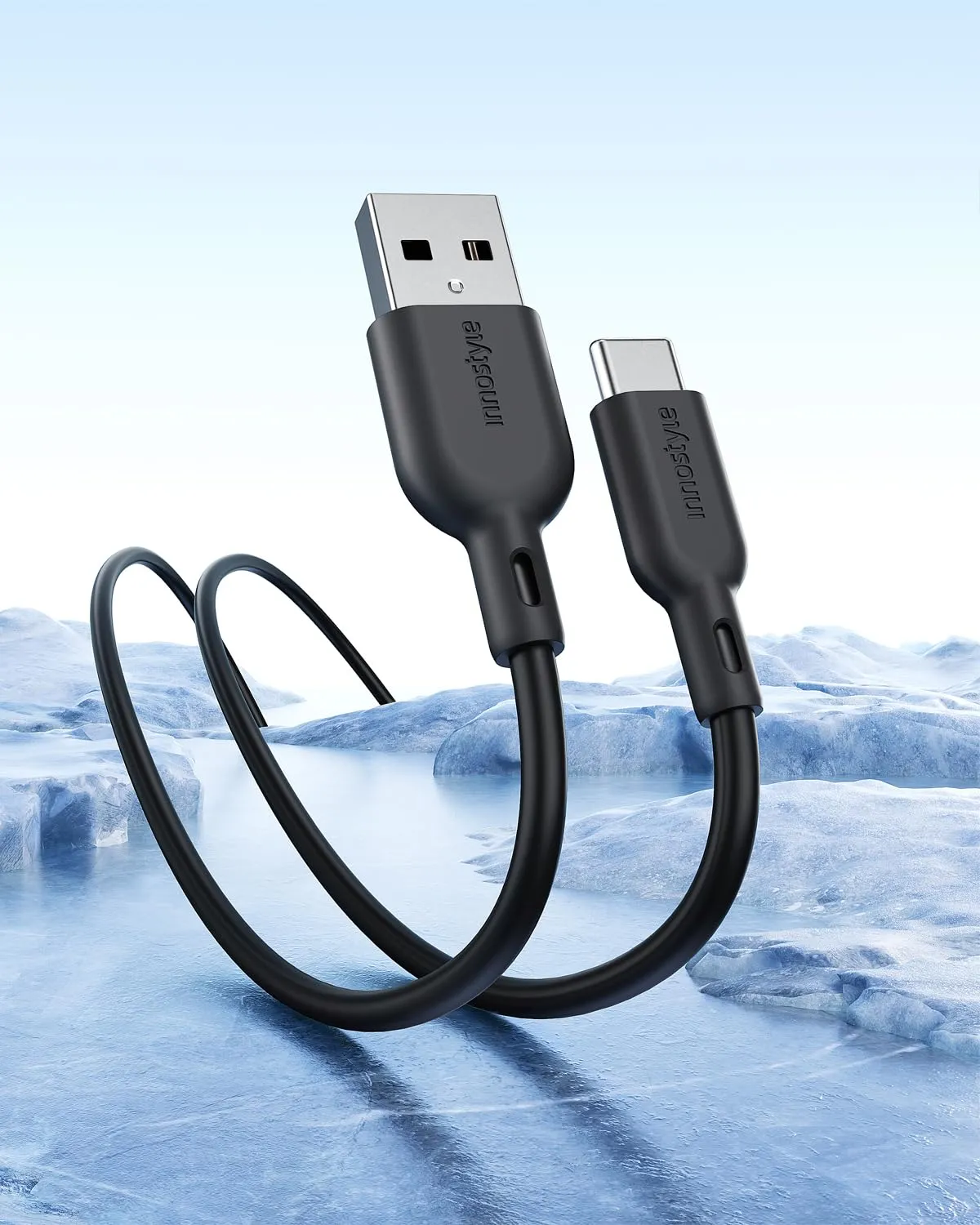 Innostyle UltraFlex câble USB-C 2 m noir renforcé Kevlar