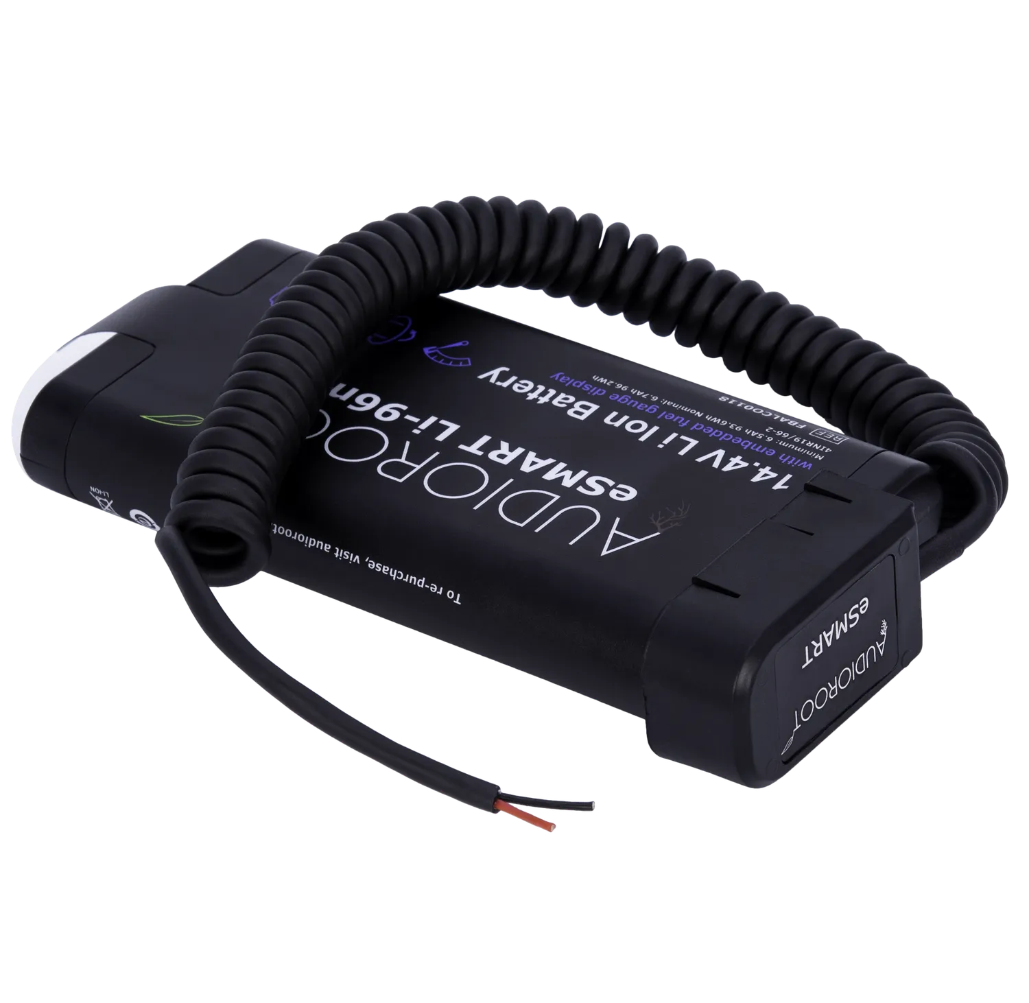 BSRF Audioroot eCOIL-OUT câble batterie sans connecteur 35 cm spiralé
